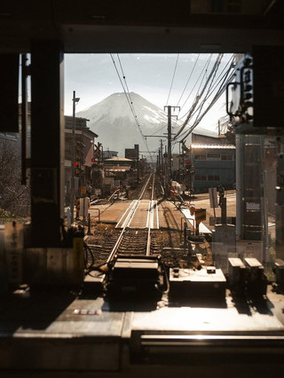 富士山駅 – 富士山を撮影するのに最適な場所の1つ