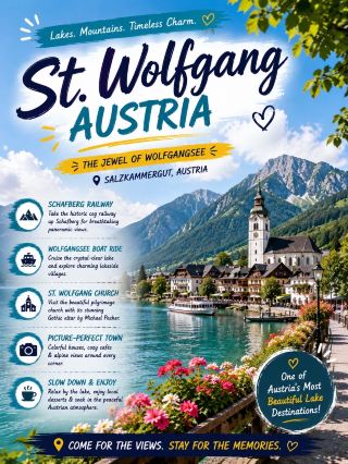 🇦🇹 St. Wolfgang Surprised Me — A Lakeside Town With Mountains Everywhere You Look 🌊⛰️