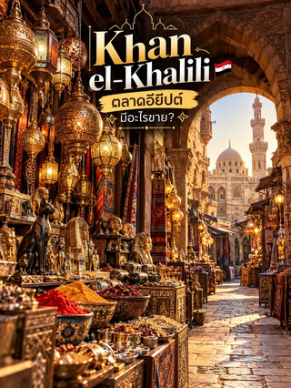 🕌🇪🇬 Khan el-Khalili — ตลาดอียิปต์มีอะไรขาย? 🛍️✨