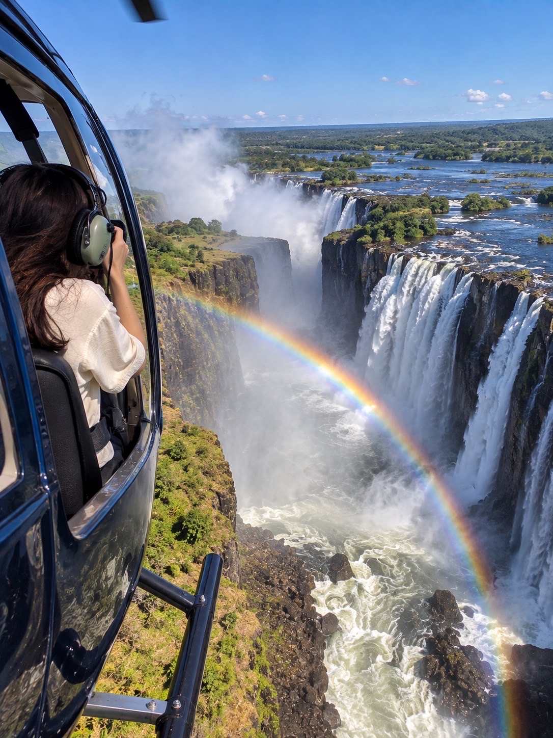 🌊 น้ำตกวิกตอเรีย (Victoria Falls) หนึ่งในน้ำตกที่ยิ่งใหญ่ที่สุดของโลก