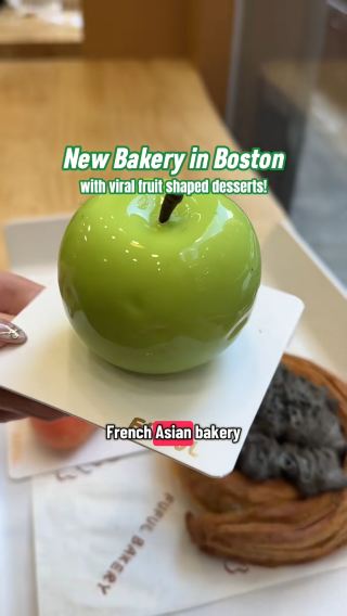 New Bakery in Boston with viral fruit shaped desserts!
