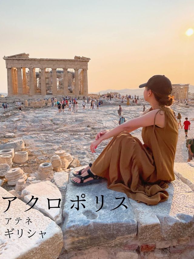 【世界遺産/ギリシャ】夕日に染まるアクロポリスを観に行こう！！