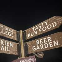A pub at Christmas 