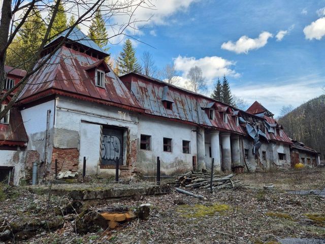 Mysterious and abandoned place with healing water