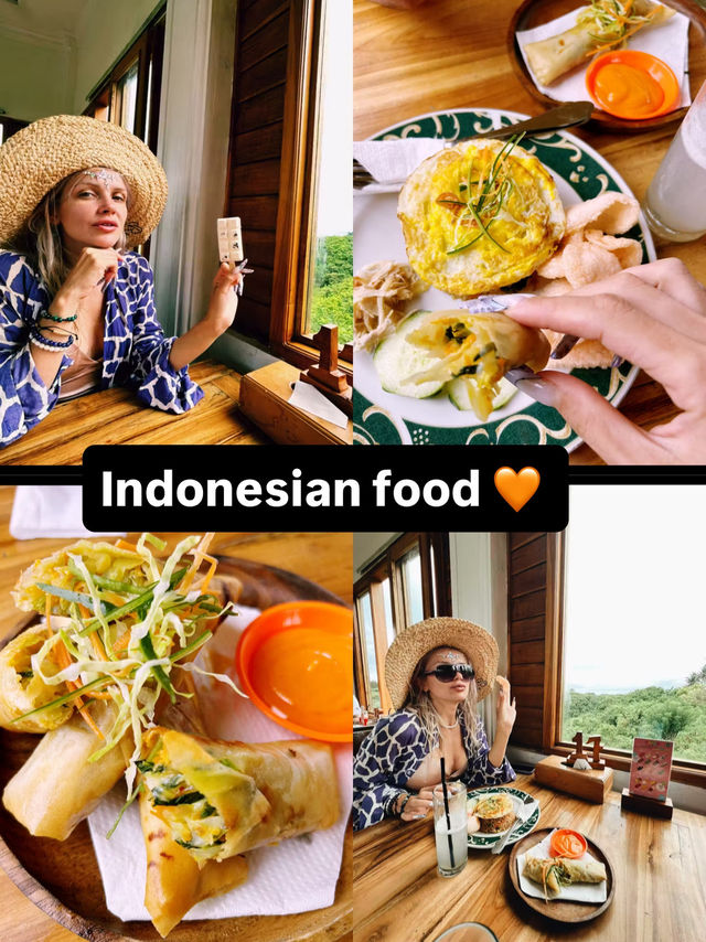 Traditional Indonesian cuisine in the ocean autumn time Traditional Indonesian cuisine in the ocean autumn time