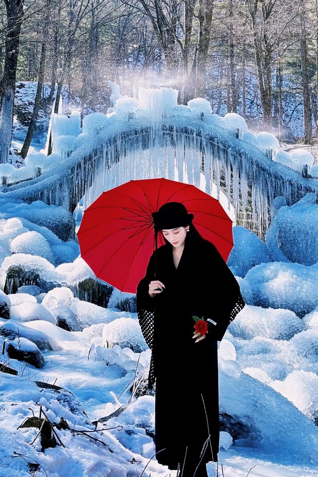 白雲山的冰與雪，讓我做了一次韓劇女主角