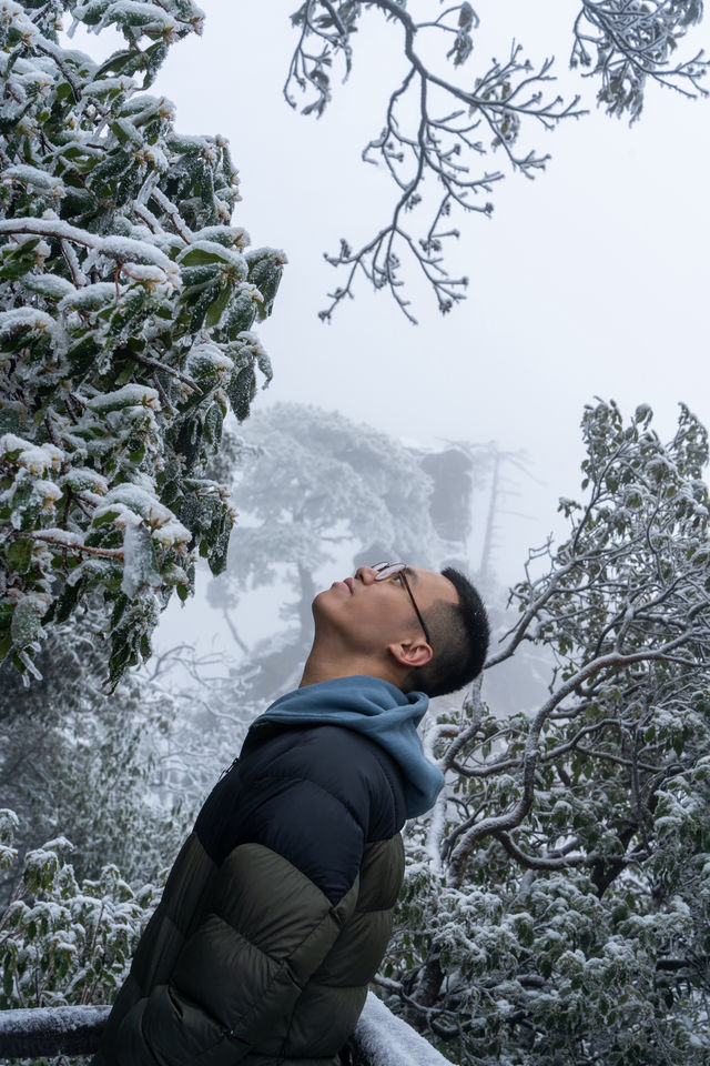 南方小土豆，被武功山雪景美翻