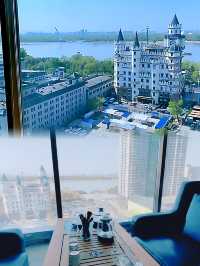 哈爾濱酒店推薦!哈布斯堡太值得了，180度江景房超贊！