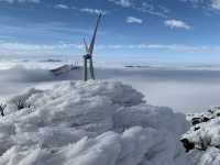 廣東也能看雪啦冰掛霧淞+雲海雪景。