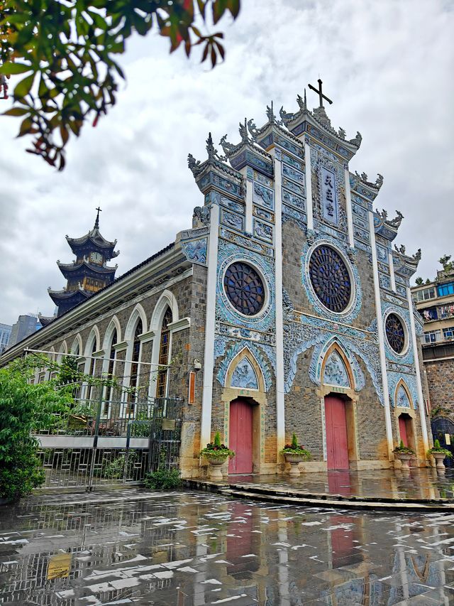 貴陽標誌性建築 | 北天主教堂最佳拍照位