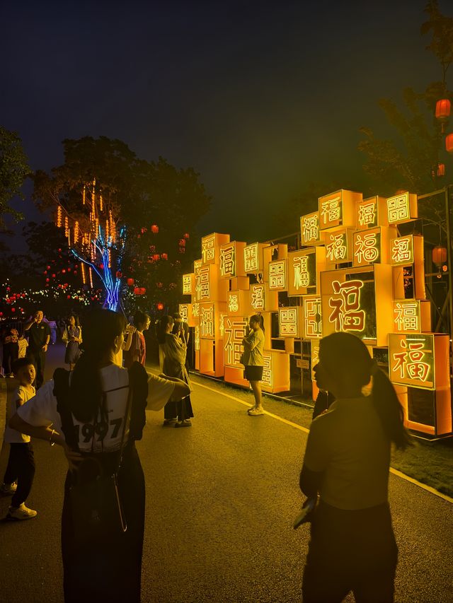 合肥骆岗公園燈會,中秋國慶期間必去景點。