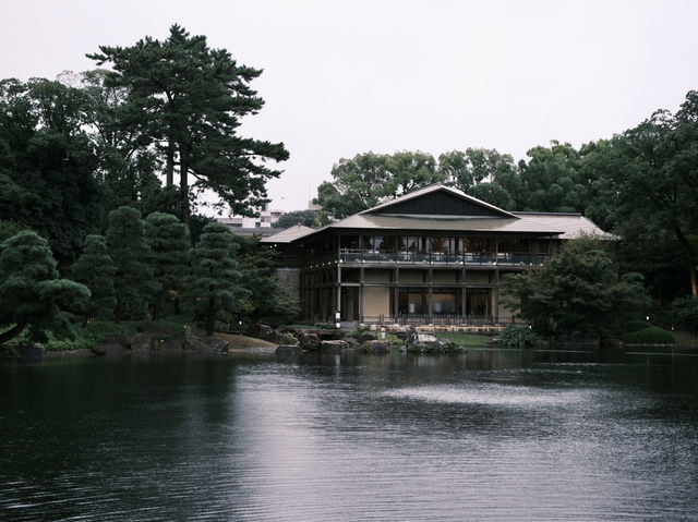 雨中漫步德川園：日本名古屋的靜謐之美 