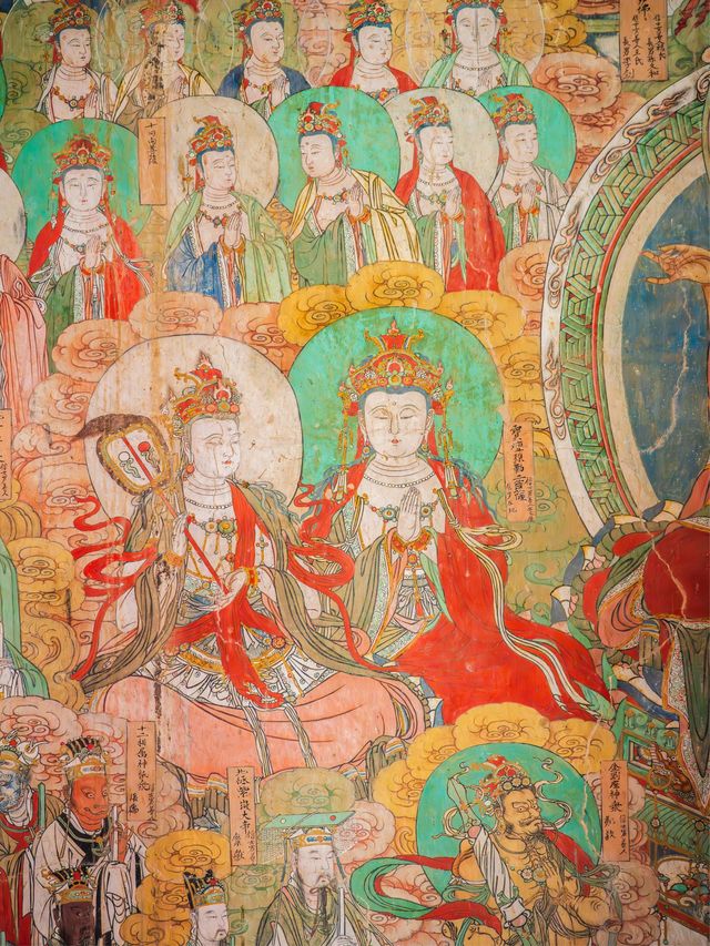 公主寺的壁畫不遜永樂宮還有漫天懸塑。