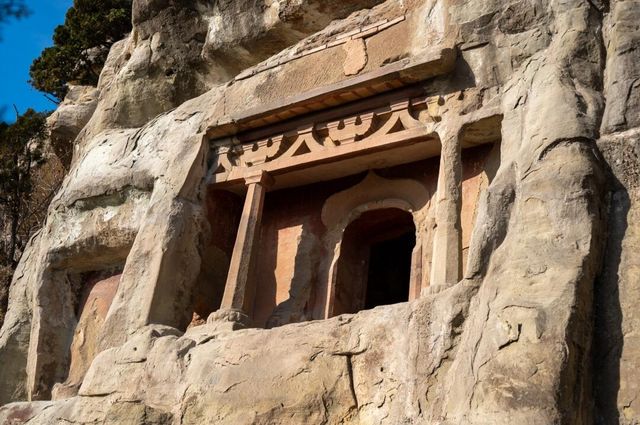 天龍山石窟旅遊攻略圖。 天龍山石窟旅遊攻略圖。