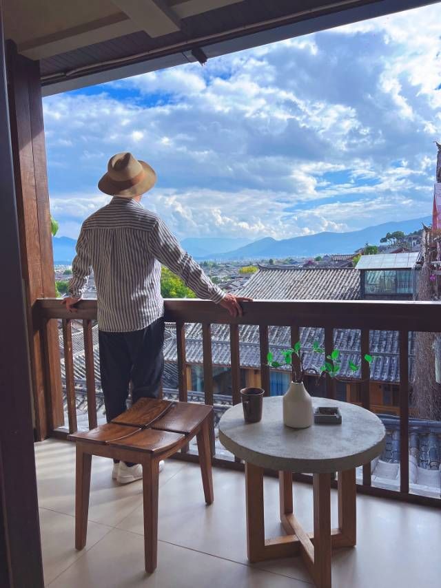 想你的風吹到了麗江…。