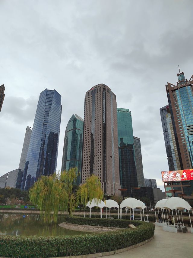 鋼鐵森林中城市綠洲——陸家嘴中心綠地