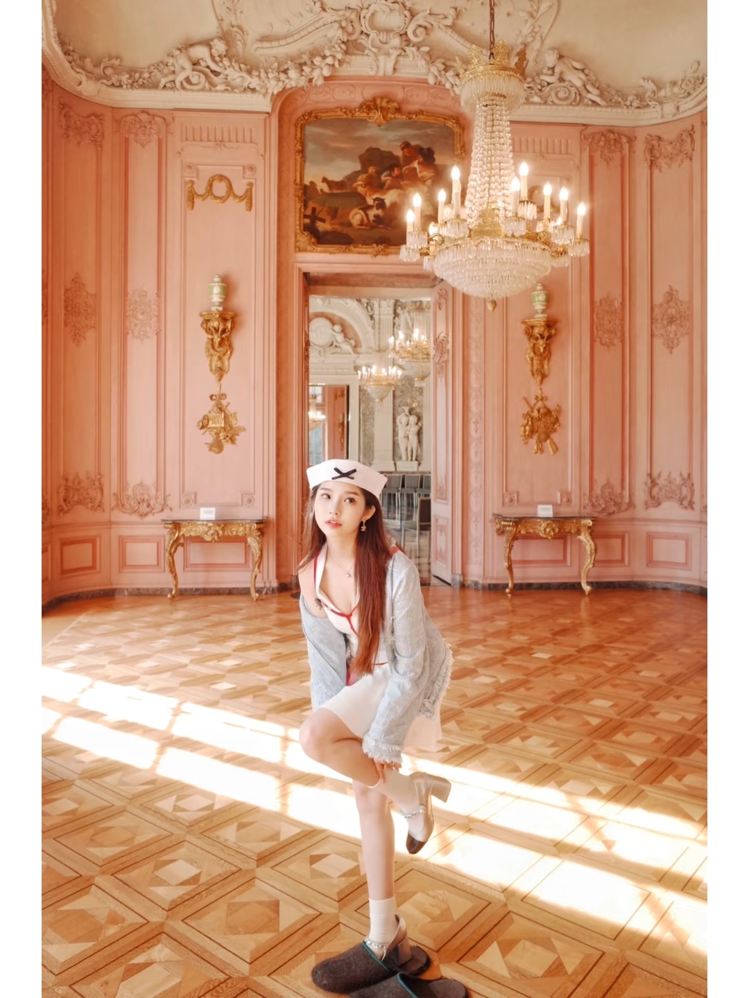 Around Dusseldorf | Pink Benrath Palace Princess Please Go Home