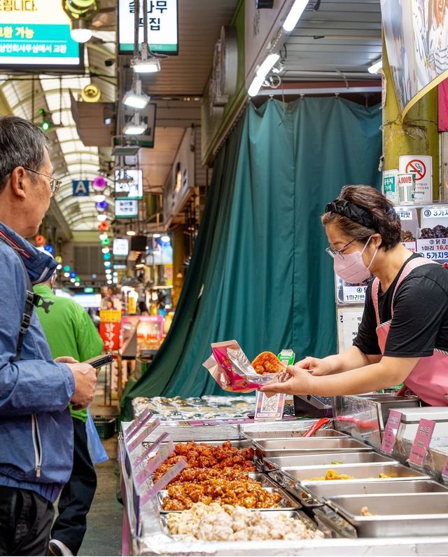 韓国望遠市場での美食マラソン🏃🏻食べ尽くせない美味しさ😋