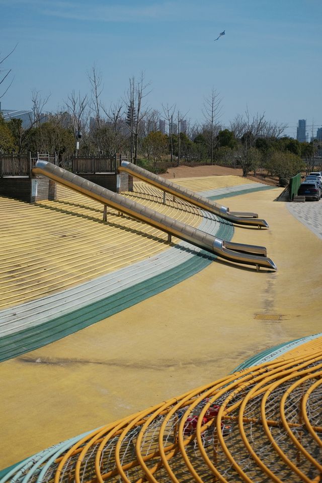 講清楚桃浦中央綠地嘅免費兒童樂園