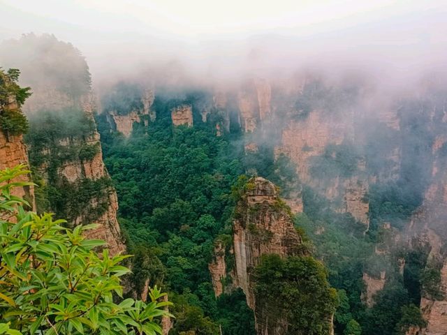 Mist-Kissed Mountains: Wulingyuan's Backpacker Hug