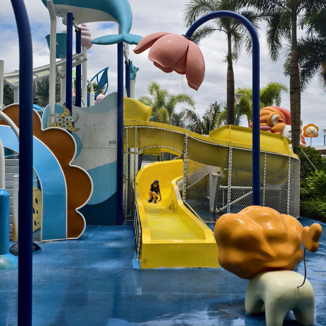 🏝️深圳遛娃必衝！小梅沙酒店兒童水上樂園太好玩啦✨