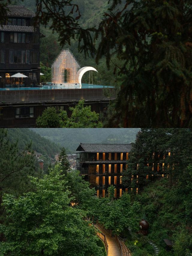 去貴州看山水住進懸崖上的觀景酒店