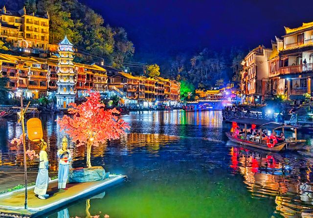 湖南湘西-鳳凰古城夜景