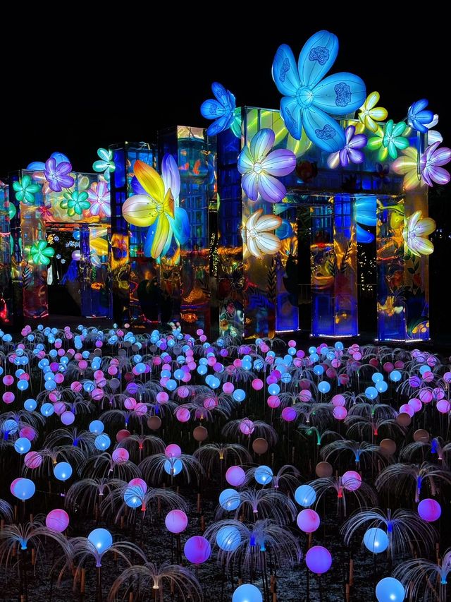 廈門夜遊頂流！園博苑花燈每週末限定浪漫