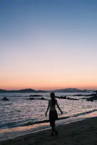 一定要來青島看一次日落!付位置