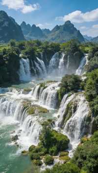 「亞洲第一」跨國瀑布,一腳踏兩國太美了