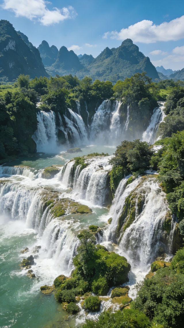 「亞洲第一」跨國瀑布,一腳踏兩國太美了 「亞洲第一」跨國瀑布,一腳踏兩國太美了