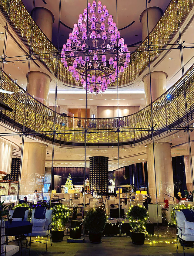 魔都聖誕限定朗廷酒店換裝夢幻藍！