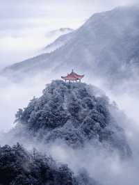 雪_山廬山_江西
