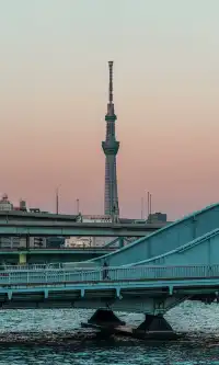晴空塔｜隅田川｜長曝光