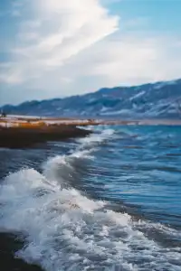 沉溺在賽里木湖的藍調時刻