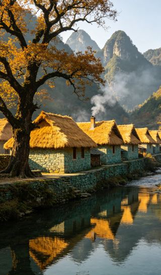Liaoning hides a "secret haven of thatched cottages," where century-old craftsmanship holds heartwarming stories of everyday life.