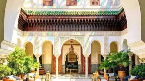 Marrakesh, Maroko! Hotel Taman Istana Berusia Ratusan Tahun. — traveler post in Marrakech