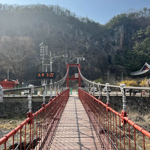 단양 사인암, 만천하스카이워커에서 찍은 전망뷰