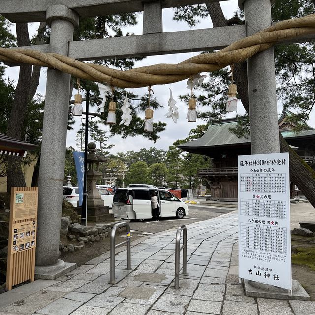 新瀉白山公園 白山神社