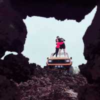 Sunrise Black Lava Jeep Tour