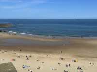 英國 Tynemouth 遊城堡沙灘嘆日光浴