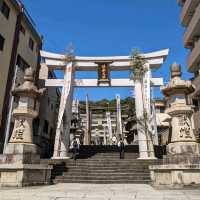 【諏訪神社】１０月７日から９日までの３日間［長崎くんち］が奉納される…凄い階段が有る神社。