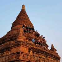 Incredible sunrise in Bagan, Myanmar