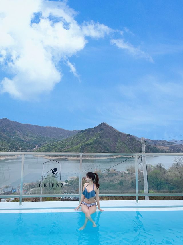 스위스같은 뷰!충주호가 보이는 감성숙소 ‘브리엔츠풀빌라’🌸