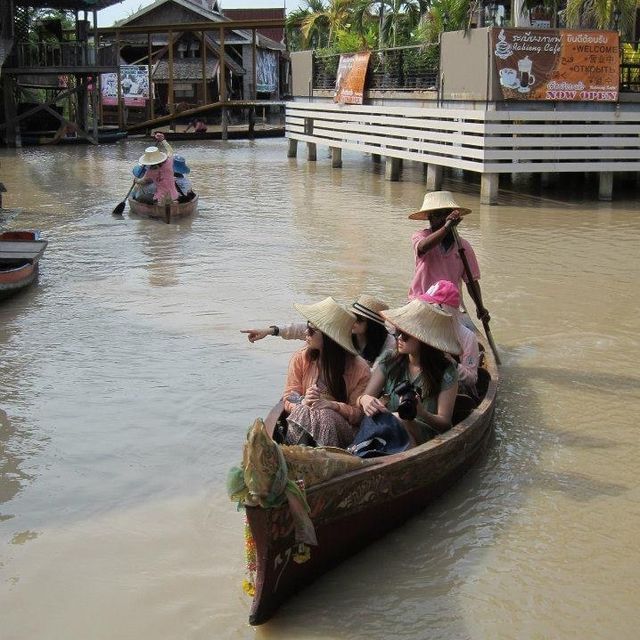 泰國🇹🇭特有市場🫶🏻芭堤雅四方水上市場🫣體驗泰國🇹🇭文化