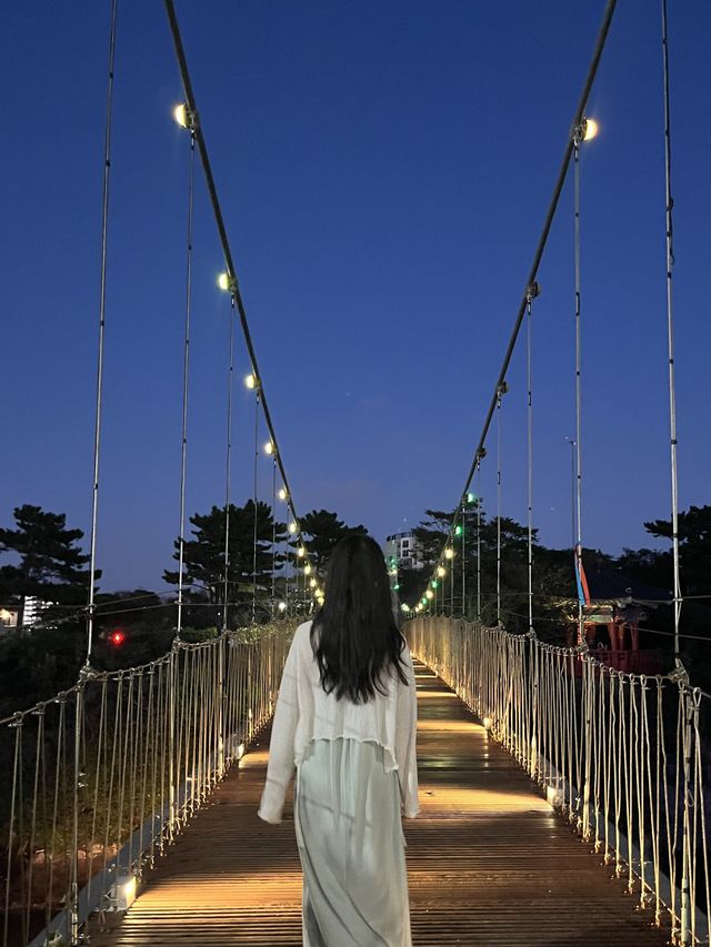 제주도 공항근처 가볼만한곳 용두암 출렁다리