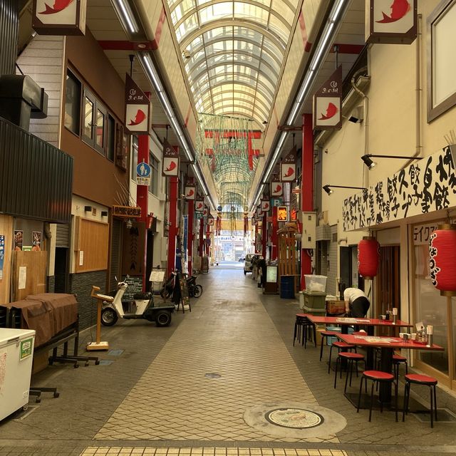 観光スポット明石魚の棚！400年の歴史ある商店街