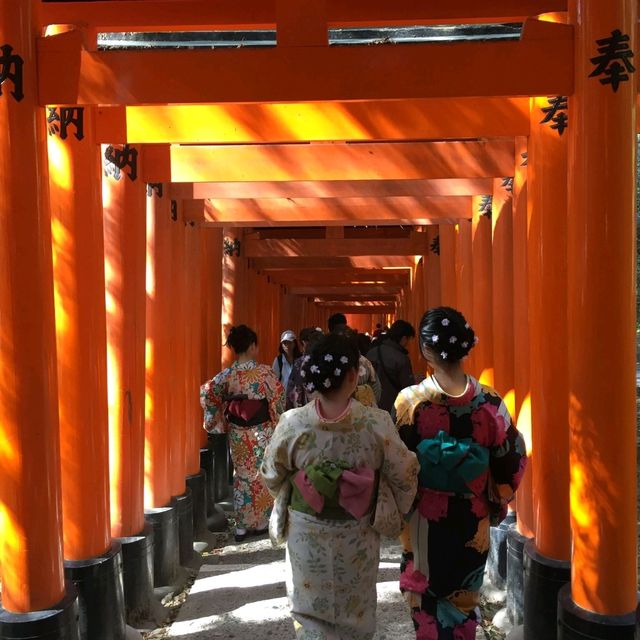 層層堆疊千本鳥居