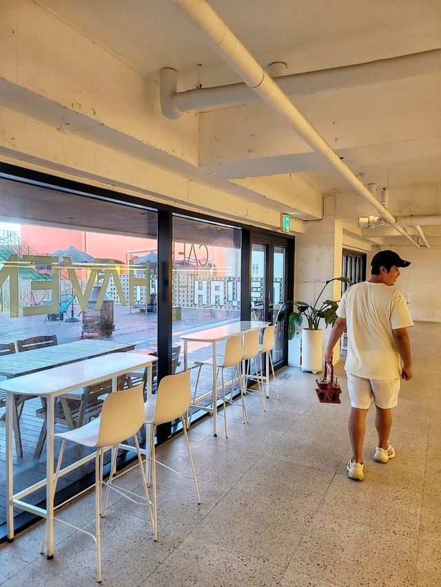 휴양지 온듯! 노을타임 오션뷰 직관 힐링카페🏝