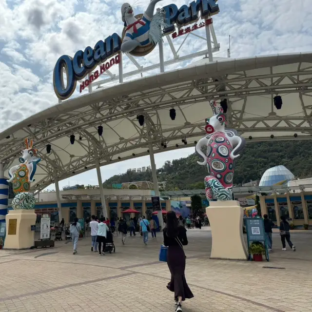 【香港🇭🇰】第二の夢の国？！Ocean park に行ってきた！🐼🎢🐠